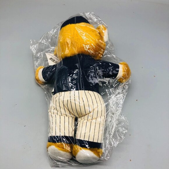 Play by Play Toys genuine merchandise NY stuffed teddy bear baseball READ NEW - Picture 5 of 8